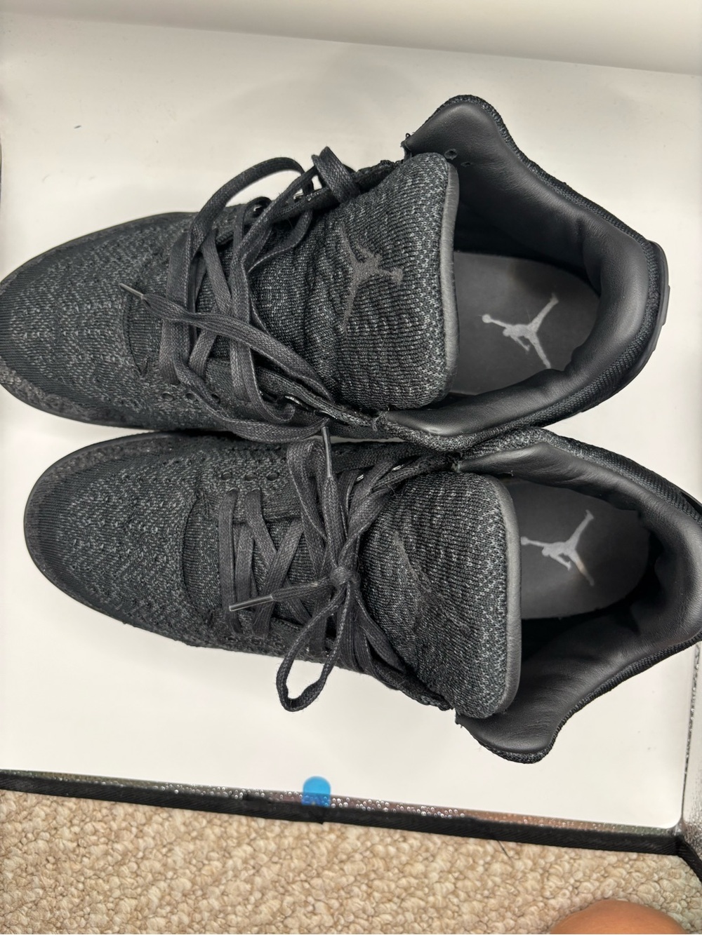 **RARE** Nike Air Jordan 3 Retro Flyknit Black AQ1005-001 Men’s Size 11.5 Shoes - Picture 2 of 9